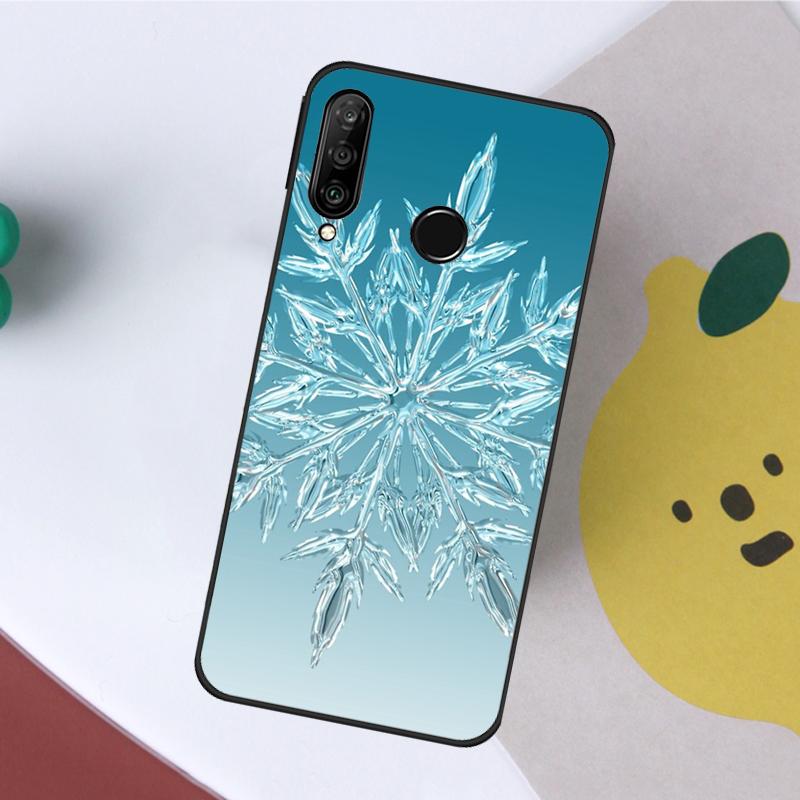 

Christmas Snowflakes For Huawei Nova 5T 9 10 SE 7i 8i 11i 12i Y60 Y61 Y70 Y72 Y73 Y90 Y91 P20 P40 P30 Lite Case Huawei Nova 9