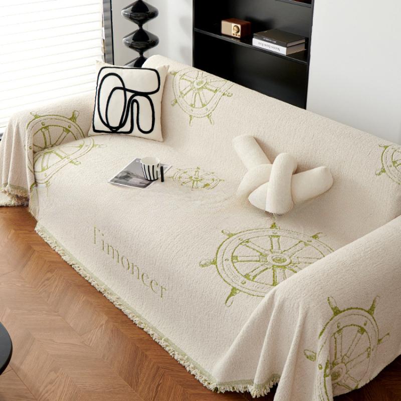 Простой современный легкий роскошный диван-полотенце на все времена года новый кожаный — фото 4