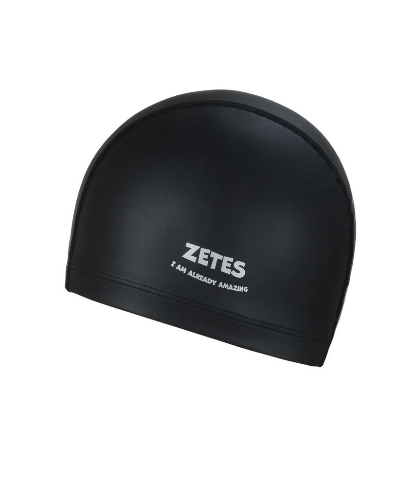 Jeteseu Flex Shield Joy Black Urethane Coated Swim Cap
