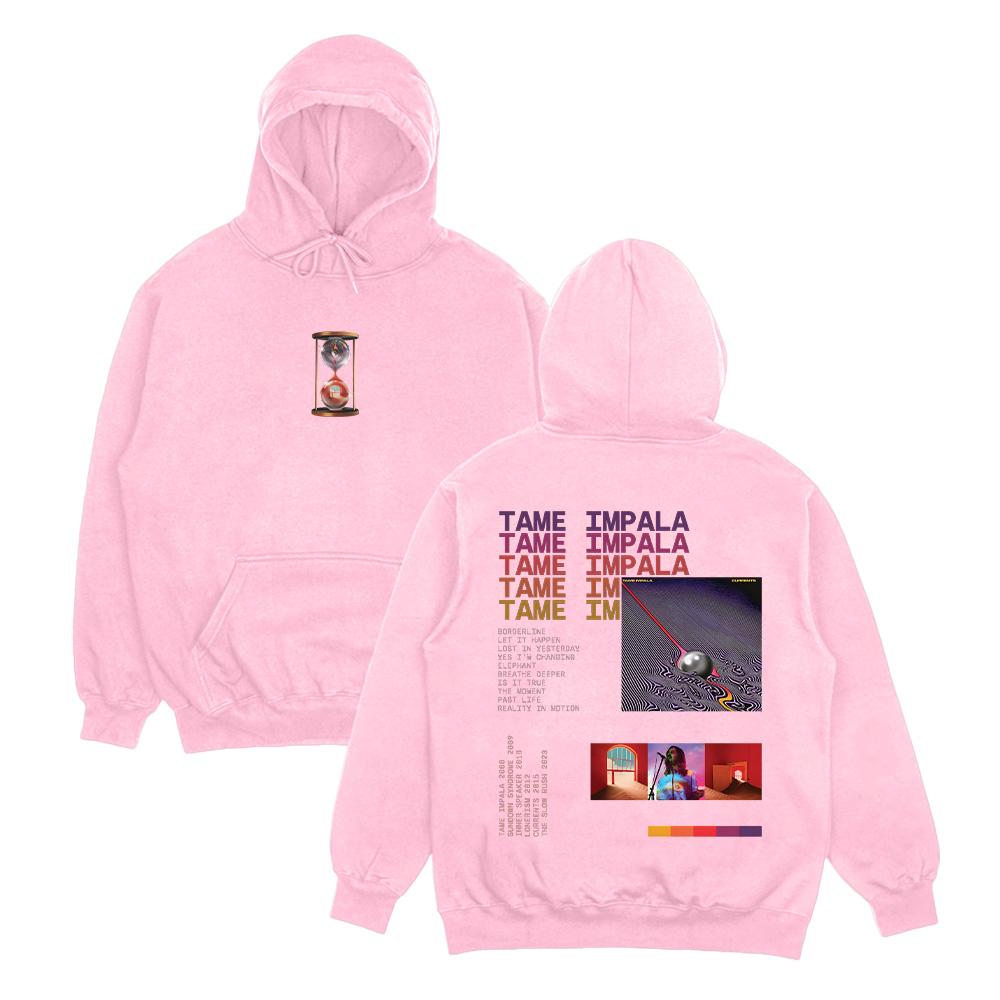 

Худи Tame Impala, поп-рок группа, графическая одежда Tame Impala Currents, мужская, женская, с длинным рукавом, уличная одежда, повседневный пуловер L розовый