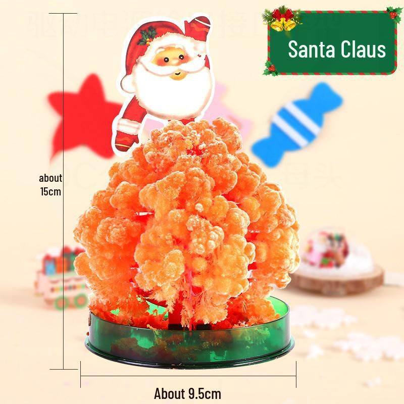 Blossoming Crystal Christmas Tree: Handmade Magic Growing Ornament & Gift