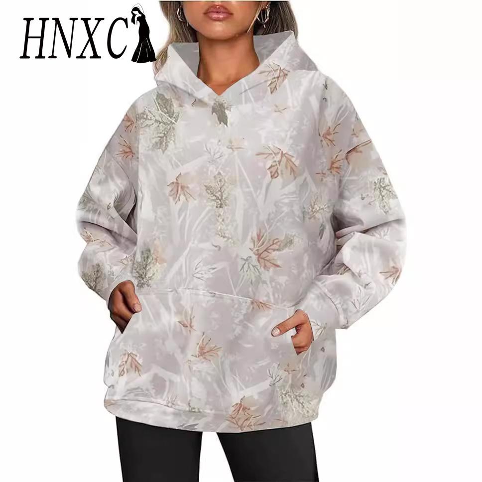 

HNXC Женская мода Повседневные толстовки с капюшоном и длинным рукавом S