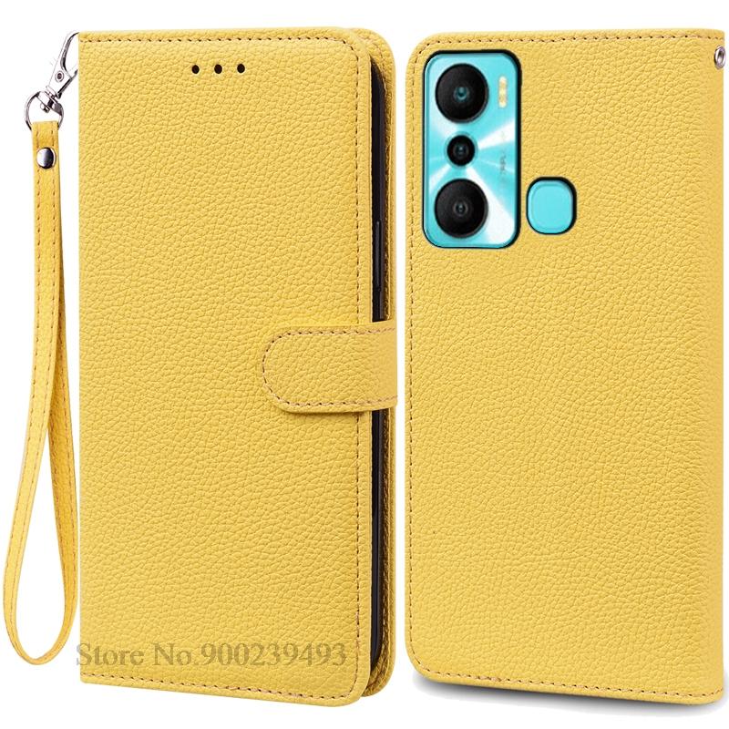 Hot 20i Case For Infinix Hot 20i Case Wallet Leather Flip Cover For Infinix Hot 20i Case X665C X665E Phone Cover Coque Fundas