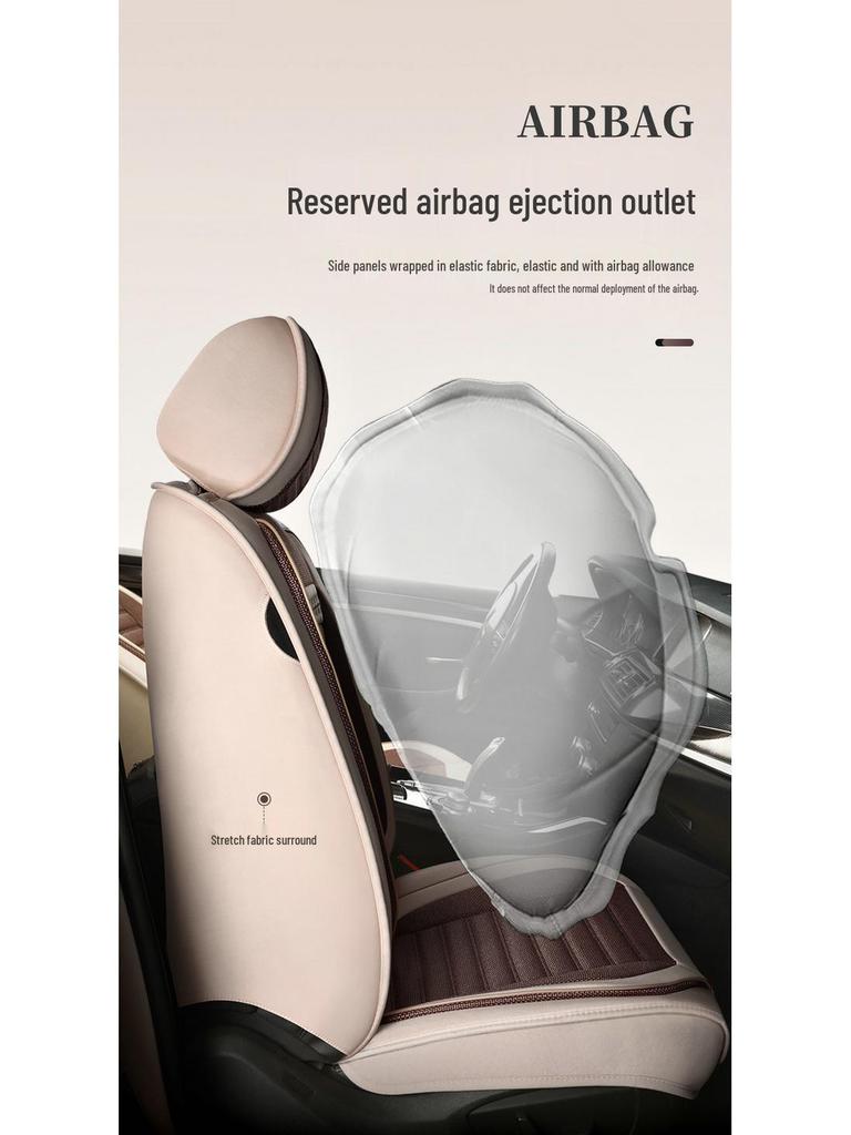 Linen Car Seat Cushion for Dongfeng Peugeot Models: 4008, 206, 207, 307, 408, 308, 2008, 5008