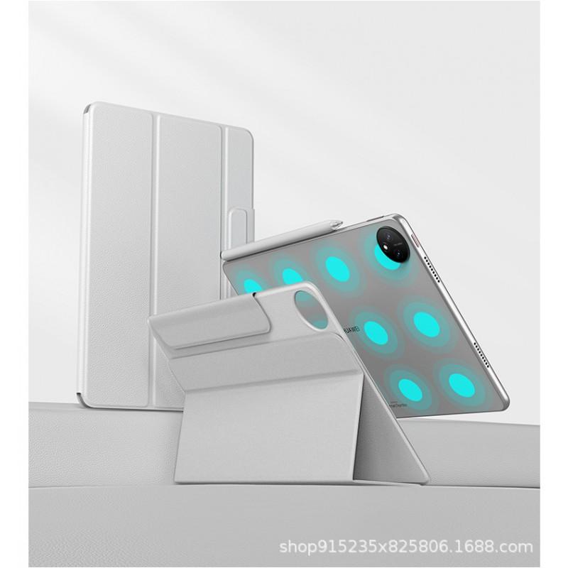 Slim Tri-Fold Magnetic Case MatePad Pro 11 With Pen Slot Stand PU Leather Cover In Multiple Colors
