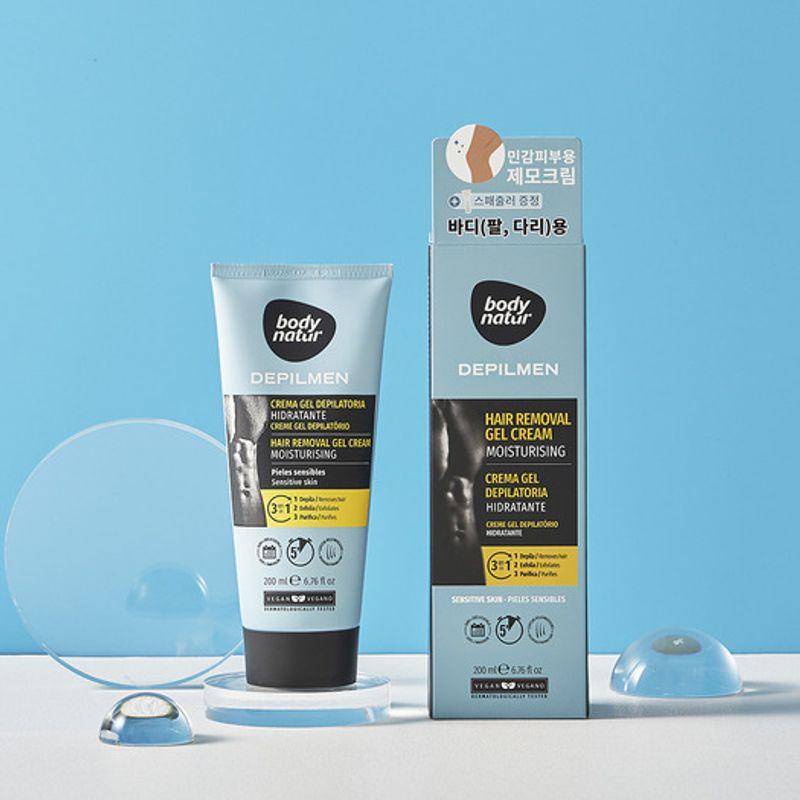 [Body Nature] Hair Removal Cream Men Body Sensitive Skin 200ml