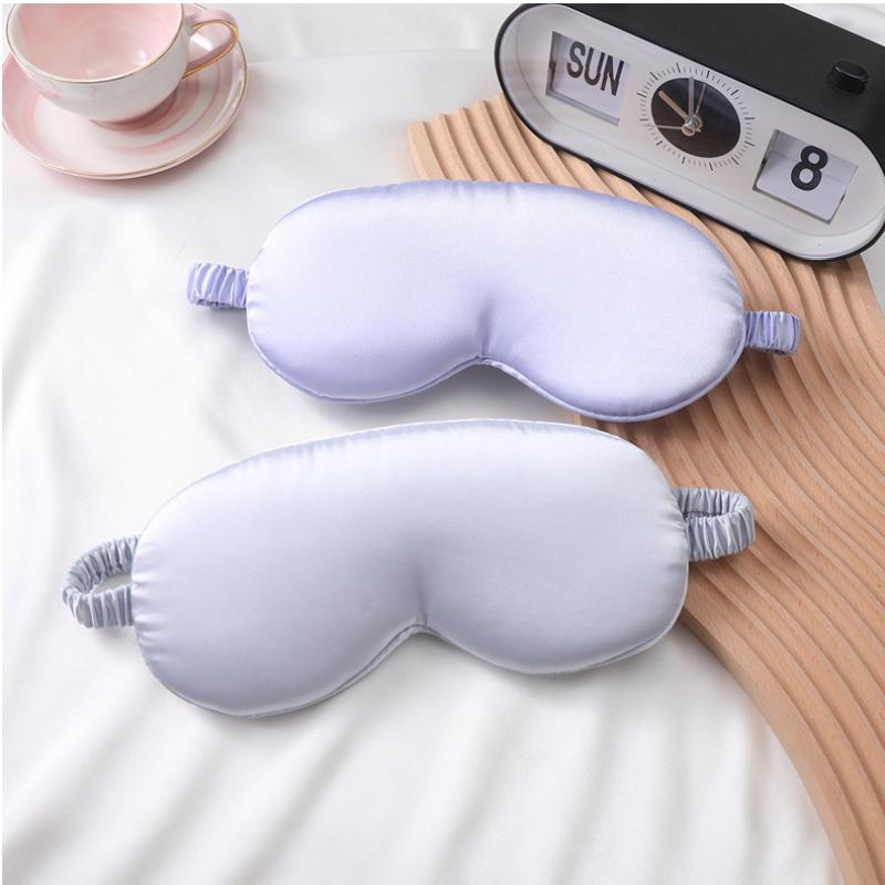 Imitated Silk Sleep Mask,3D Contoured No Pressure Eye Covers,Soft Blindfold For Sleeping,Luxury Silk Sleep Eye Mask