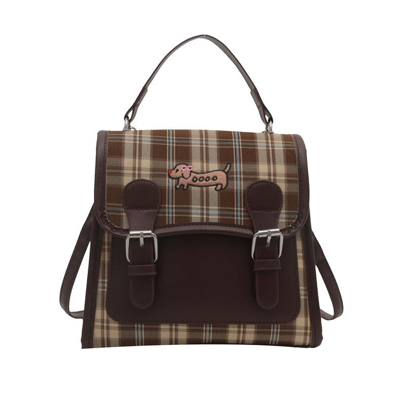 Fashion Retro and Beautiful Backpack for Women 2025 New College Style Small Backpack Casual Work Commute Small Square Bag No