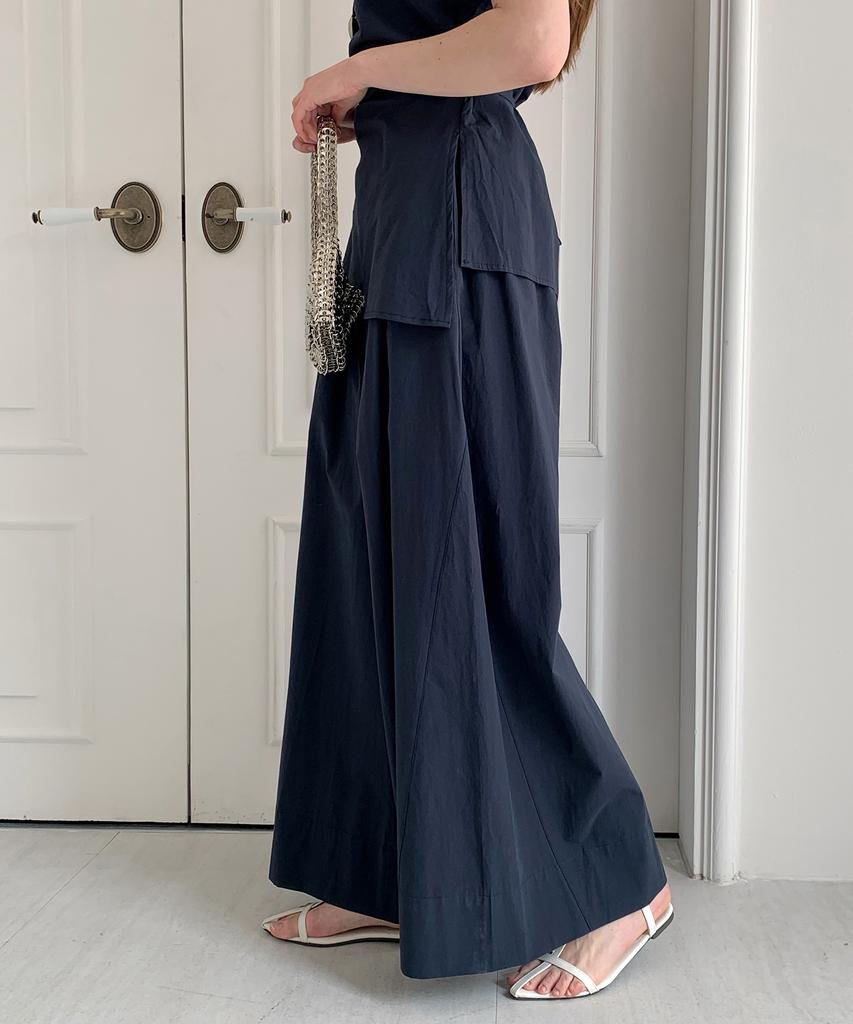 Baseukala Cotton Banding Wide Pants (3Colors)