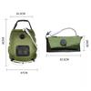 20L Solar Shower Bag for Outdoor Sunbathing and Camping