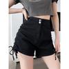 Women's A-Line Summer Drawstring Ultra-Short Jeans (2024 New Style)