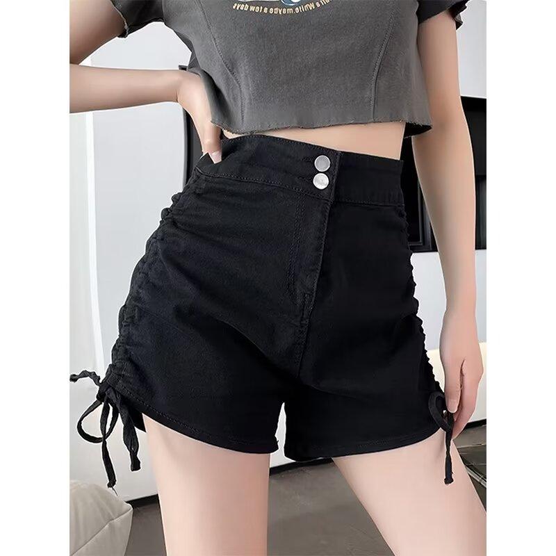 

Women s A-Line Summer Drawstring Ultra-Short Jeans (2024 New Style) S