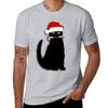Christmas Cat T-Shirt for a Boy New Edition Mens Plain T Shirts
