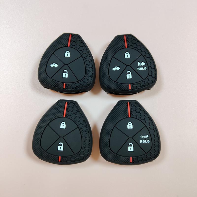 Wabenförmige Silikon-Schlüsselhülle für Toyota Camry, Highlander, RAV4, Corolla, Reiz, Vios