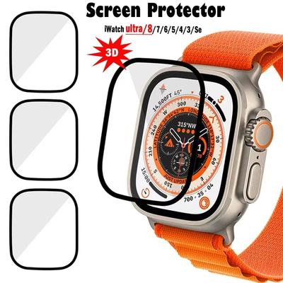 5PCS 3D Screen Protector Film Accessories For Apple Watch Ultra 3 2 49mm S11-10 46-42mm for Iwatch SE 7 SE1-9 38-45mm Not Glass