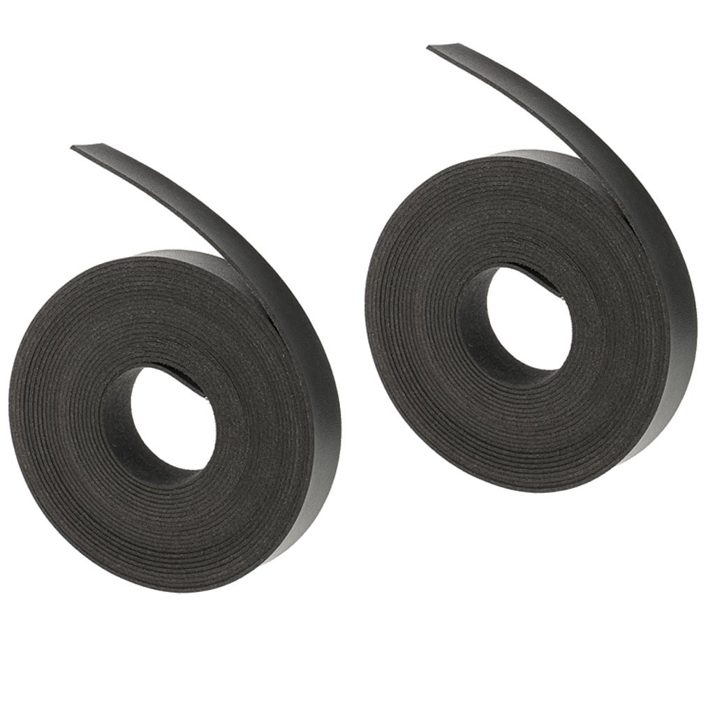 2x Leather Cord, Flat Strap, Belt Leather, Strip - 5 Meters 20mm