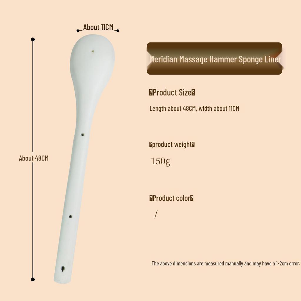 Mugwort Meridian Massage Hammer for Back and Shoulder Therapy
