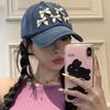 Butterfly Knot Denim Baseball Cap With Sun Protection For Casual Women