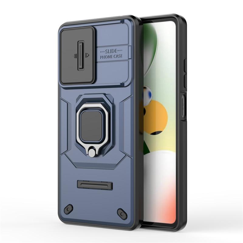 For Xiaomi Redmi Note 12 Pro Case Slide Camera Phone Case Xiaomi Redmi Note 12 Pro Plus 5G Shockproof Armor PC TPU Back Cover