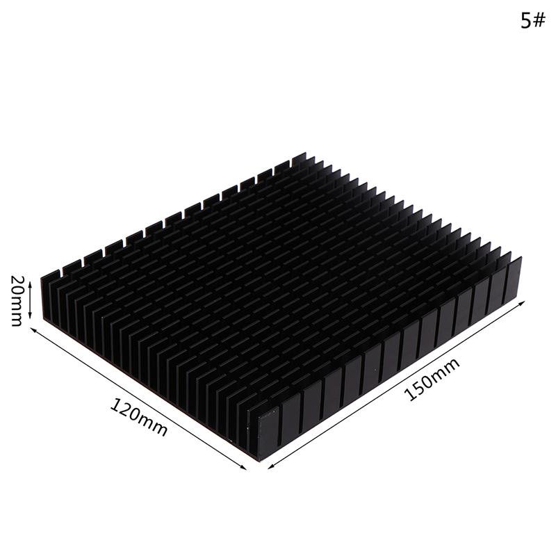 150*93*15MM Heating Panel Heat sink High quality Aluminum Heatsink Plate Black Radiator Manufacturer