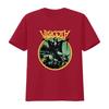 Visigoth Hell s Heroes II Festival Metal Band Double Sided T Shirt vintage graphic Slightly Stretched homme
