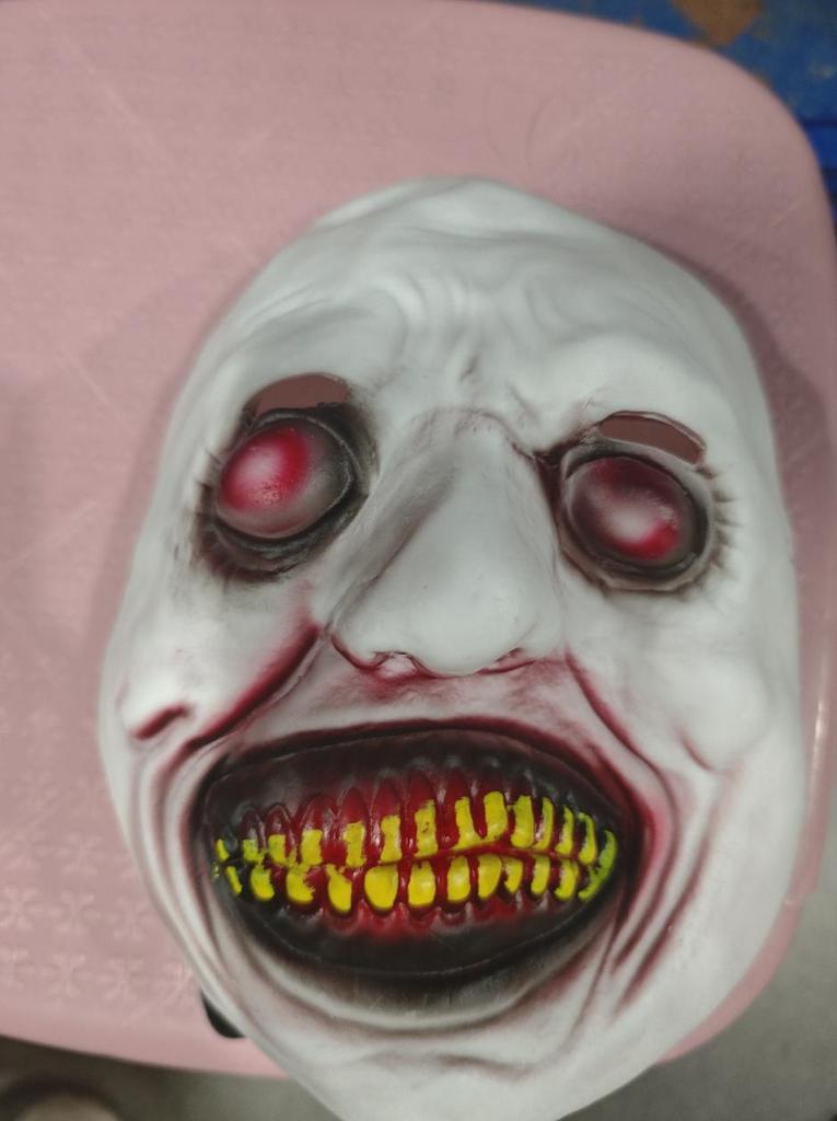 Maska Vřískot Duch Tvář Prodyšná Halloween Síťovina Lebka Pokrývky Hlavy Hrůza Cosplay Párty