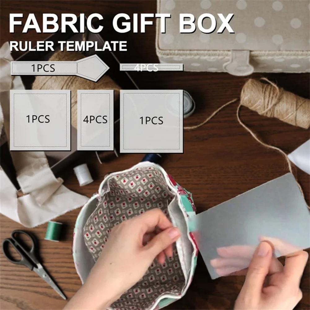 11pcs Fabric Present Boxes Quilting Templates Portable Quilting Rulers Acrylic Stencils For Household