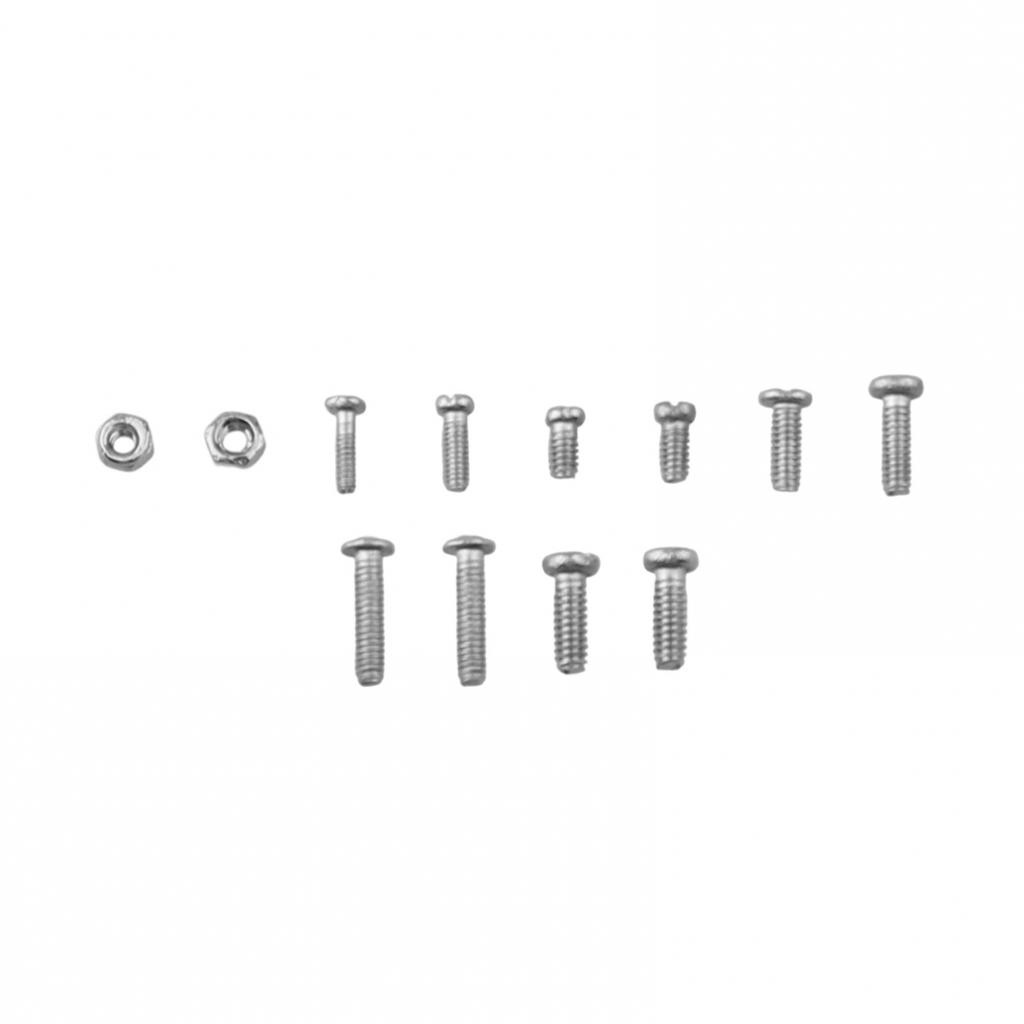 12 Types of Small Screws and Nuts for For Watch Repair with Mini Screwdriver