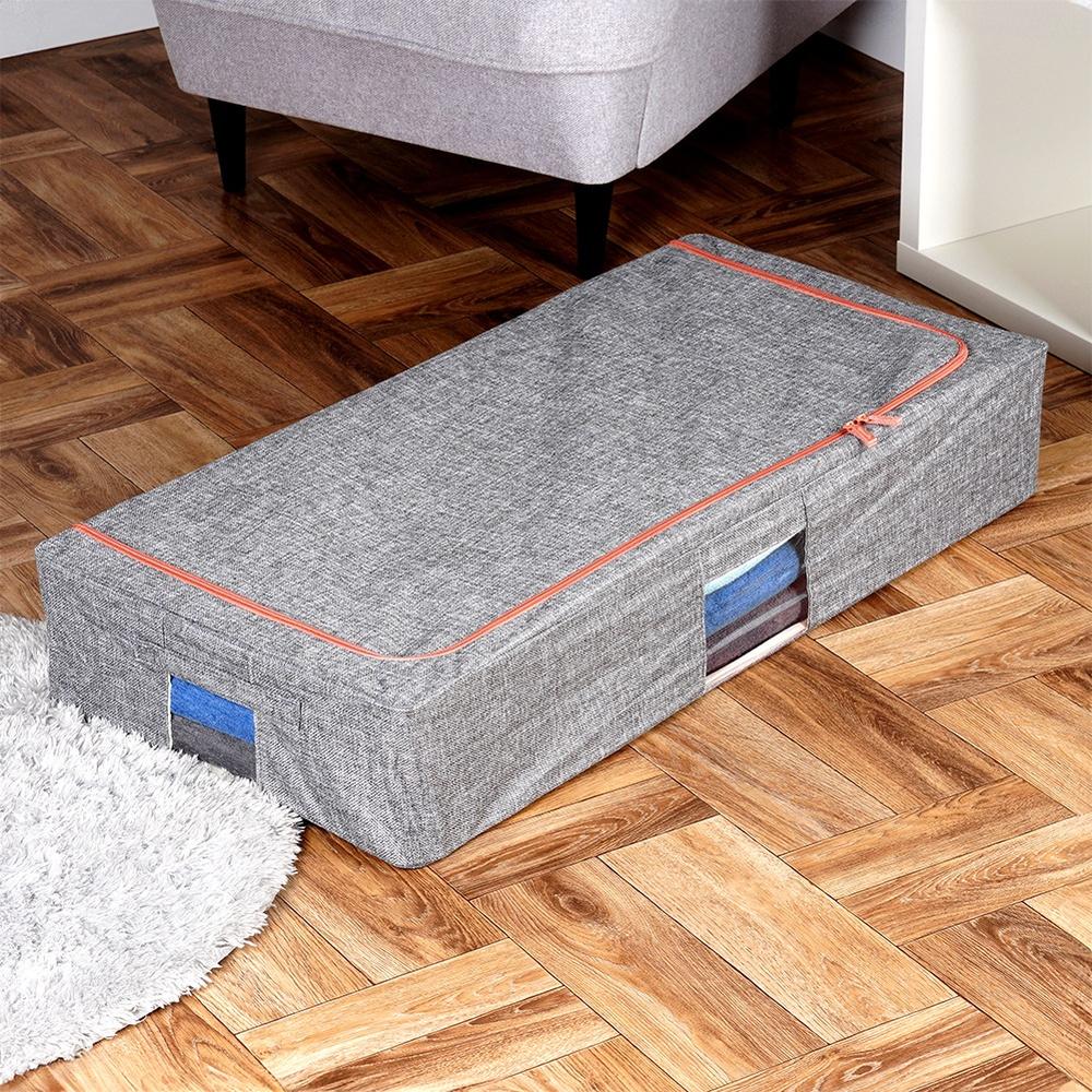 Pokrowiec Organizer Torba Na Pościel Koce Ubrania Odzież Ze Stelażem 68L