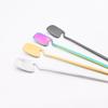 2dílné příbory z nerezové oceli 304 naběračka na zmrzlinu dlouhá lžíce kávová lžička příbory matné barevné medové lžičky nádobí kuchyňské doplňky