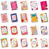 50 English Workplace Motivation Text Cards Self-Discipline Text Inspirational Quotes Positive Energy Postcards Greeting Cards
