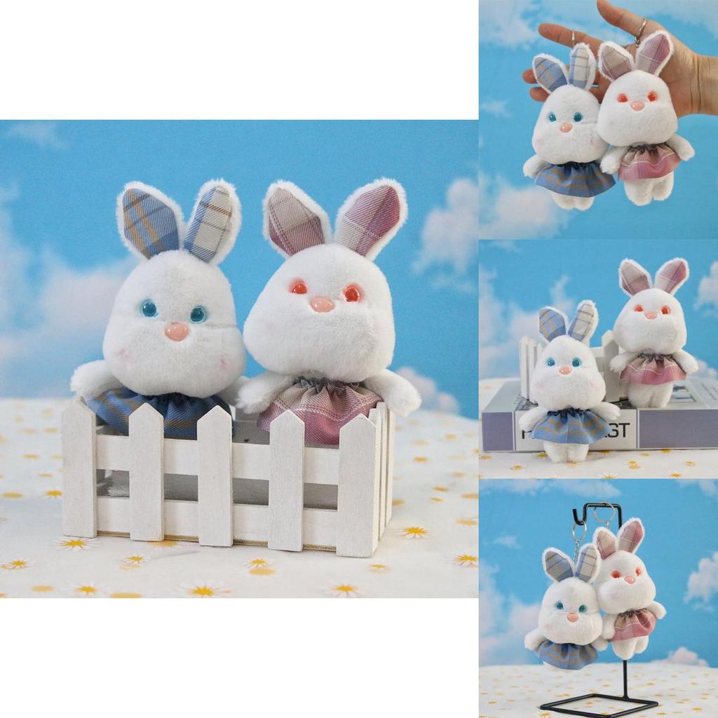 Plush Bunny Keychain With Short Plush Material For Kids And Collectors