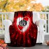 Club Atlético River Plate printed throw blanket—soft,warm;versatile blanket for all seasons—perfect as &air-conditioning throw,nap blanket