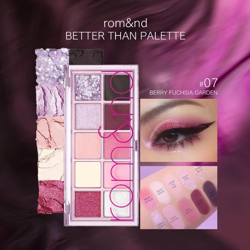 Rom&nd Romand BETTER THAN PALETTE 6-8.5g/0.21-0.3oz (8 Color Options)