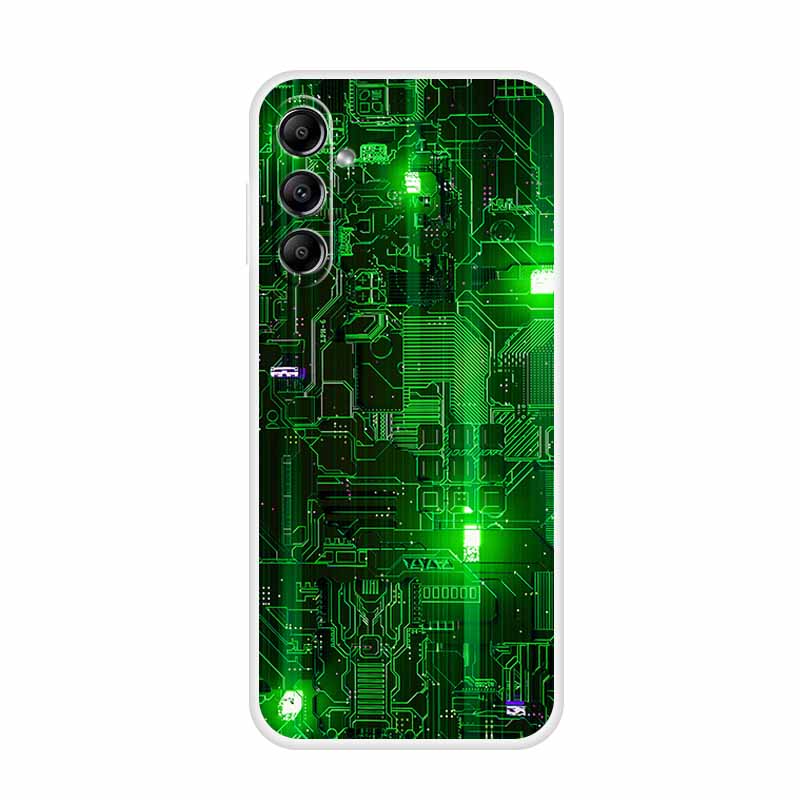 For Samsung Galaxy A14 A34 A54 5G Case Cartoon Soft Silicone TPU Cover Coque for Samsung A54 A34 A24 4G Transparent Clear Capa