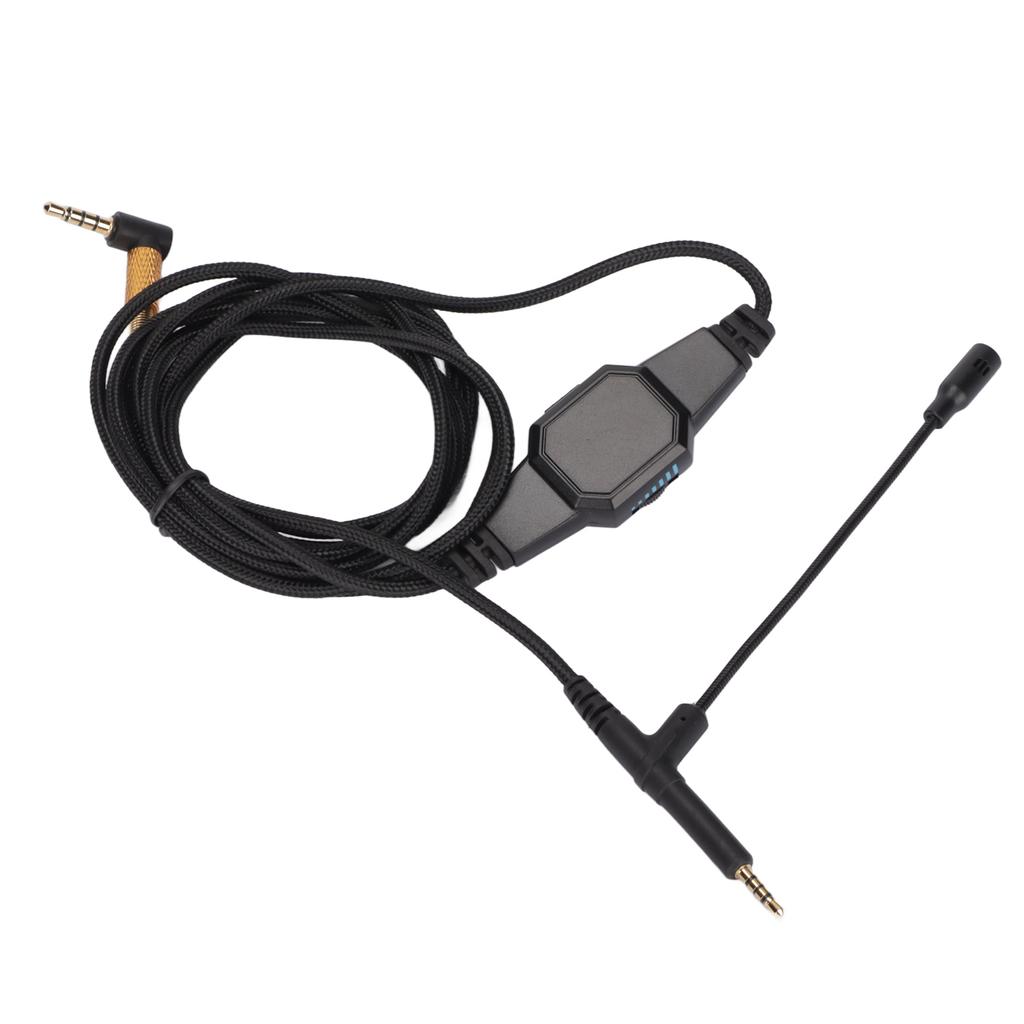 Earphone Replacement Cable 3.5mm to 2.5mm High Resolution Earphone Cable with Mic for AKG K490 NC