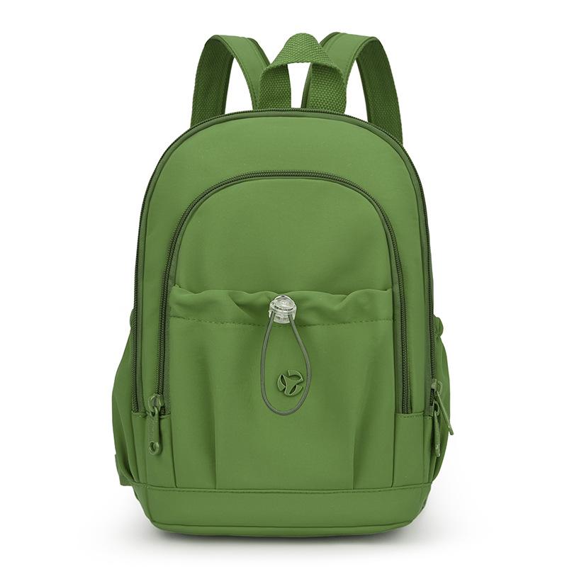 Mochila Pequena Estilo Universitário Mochila de Nylon Feminina Bolsa de Peito Multifuncional