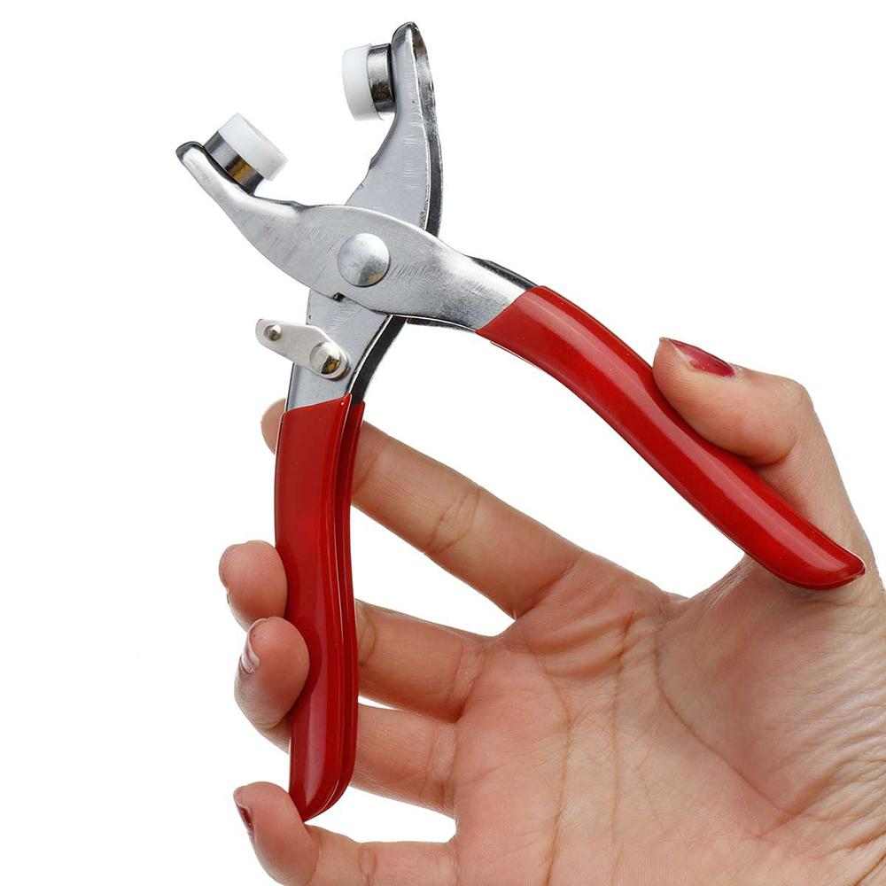 100/200PCS Plier Tool Metal Snap DIY Craft Supplies Sewing Button Thickened Snap Fastener Kit for Installing Sewing Bag Clothe