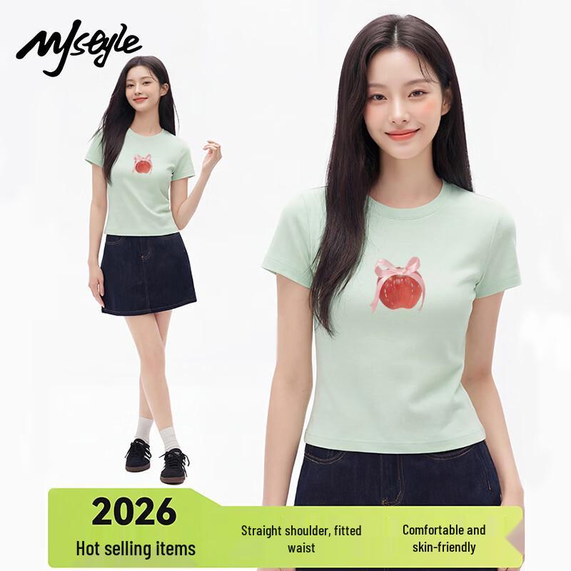 

MJ Style Women s Round Neck Short Sleeve T-Shirt XL