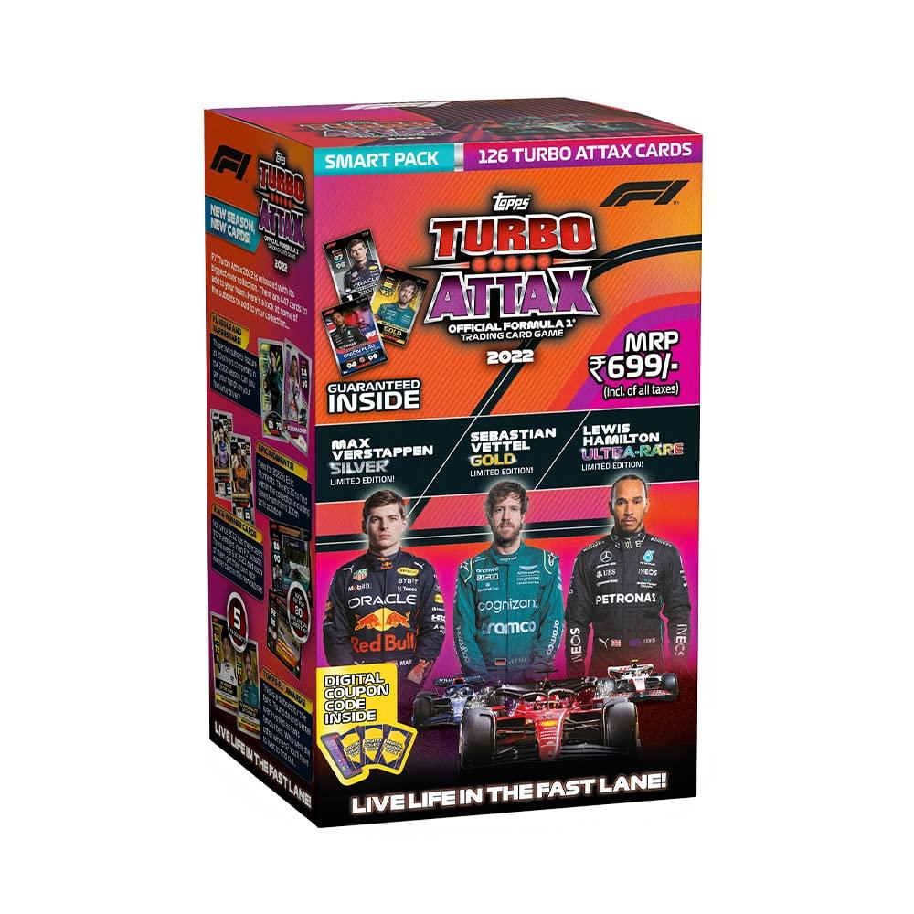 Topps India F1 Turbo Attax 2022 Trading and Collectable Card Game (Smart Pack)