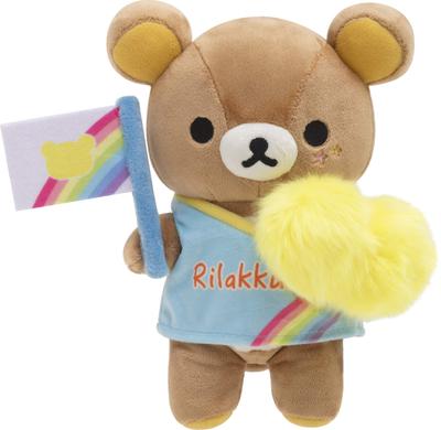 San-X Rilakkuma Collectible Plush Toy, Rilakkuma Support, MY34301