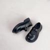 Girls Leather Shoes for Party Wedding Simple Children School Performance Shoes Round-toe Fashion Kids Loafers Anti-Slippery New