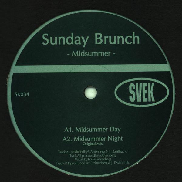 12inch Record SUNDAY BRUNCH - Midsummer SK034 Svek 1999 Sweden Dance & Electronica Used