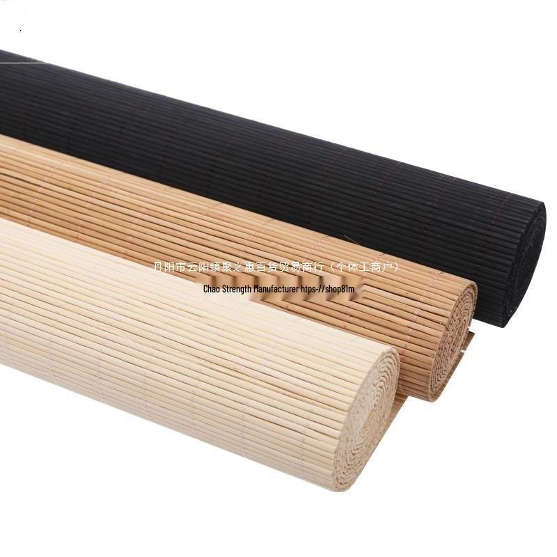 Farmhouse Ceiling Decor: Retro Bamboo Mats for Tea Rooms, Restaurants, Log Cabins, and Japanese-Themed Spaces.