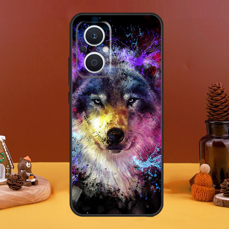 Wolf Howls Art Case For OPPO Reno 10 Pro 11 F 4 5 6 7 8 Lite 4Z 5Z 8T OPPO Find X5 X2 X3 Lite X6 Pro Cover