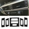 Finitura Presa d'Aria in Fibra di Carbonio Interno Centrale Per BMW Serie 3 E90 E92 E93 2005-2012 Parti di Ricambio Accessorio Auto