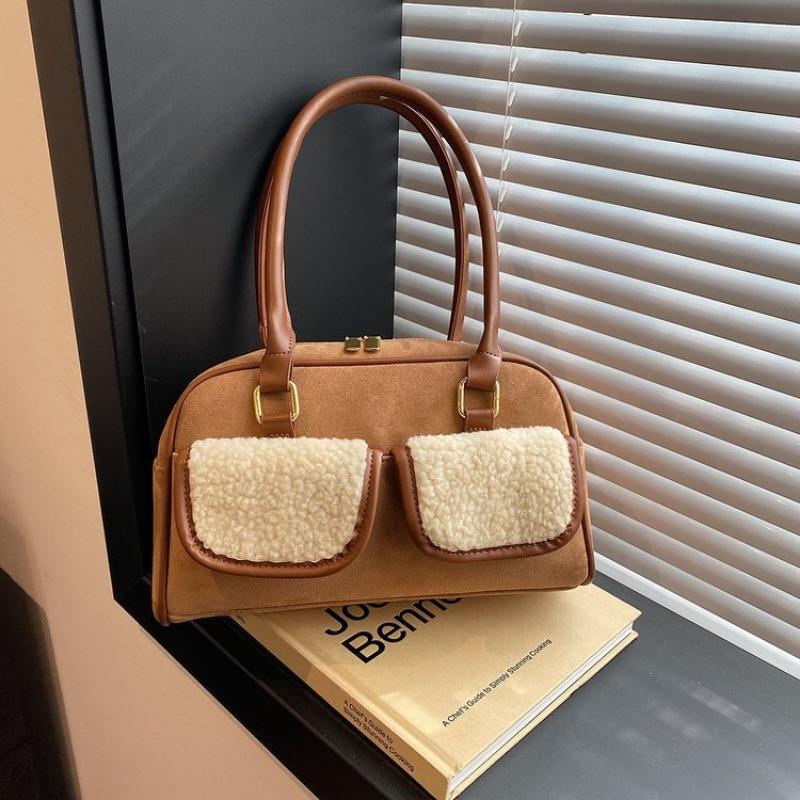 New simple elegant sweet and versatile autumn small crossbody bag with contrasting color shoulder small square bag