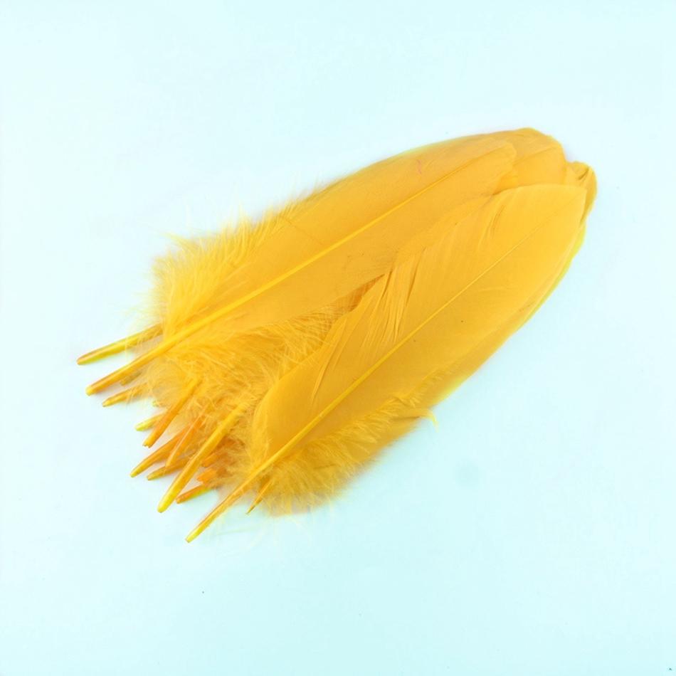 50Pcs Natural Goose Feathers Plume Craft DIY Royal Blue Feather Wedding Party Plumas Jewelry Making Decor Accessories 13-18CM