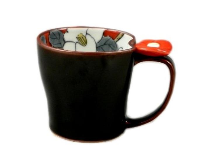 Arita Ware Senemon Kiln Hanae Maki Pair Mug 18622