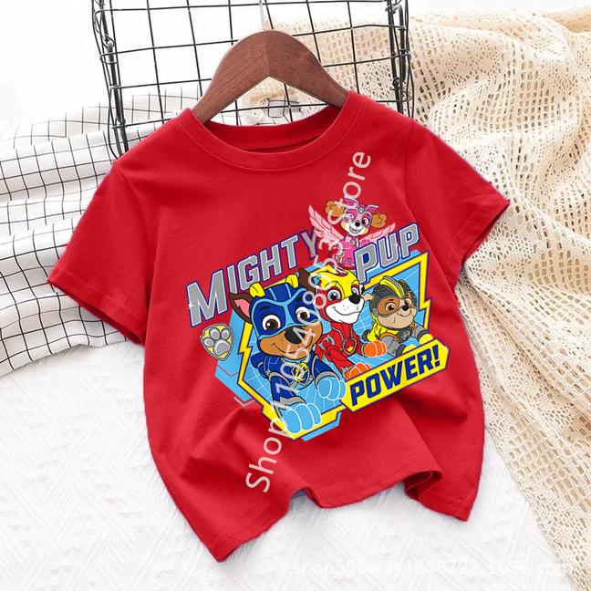 Cool TShirt Skye Chase Summer Oneck Tops Boy Girl Number Tees Animal Baby Birthday Clothes Cartoon Casuals Tops
